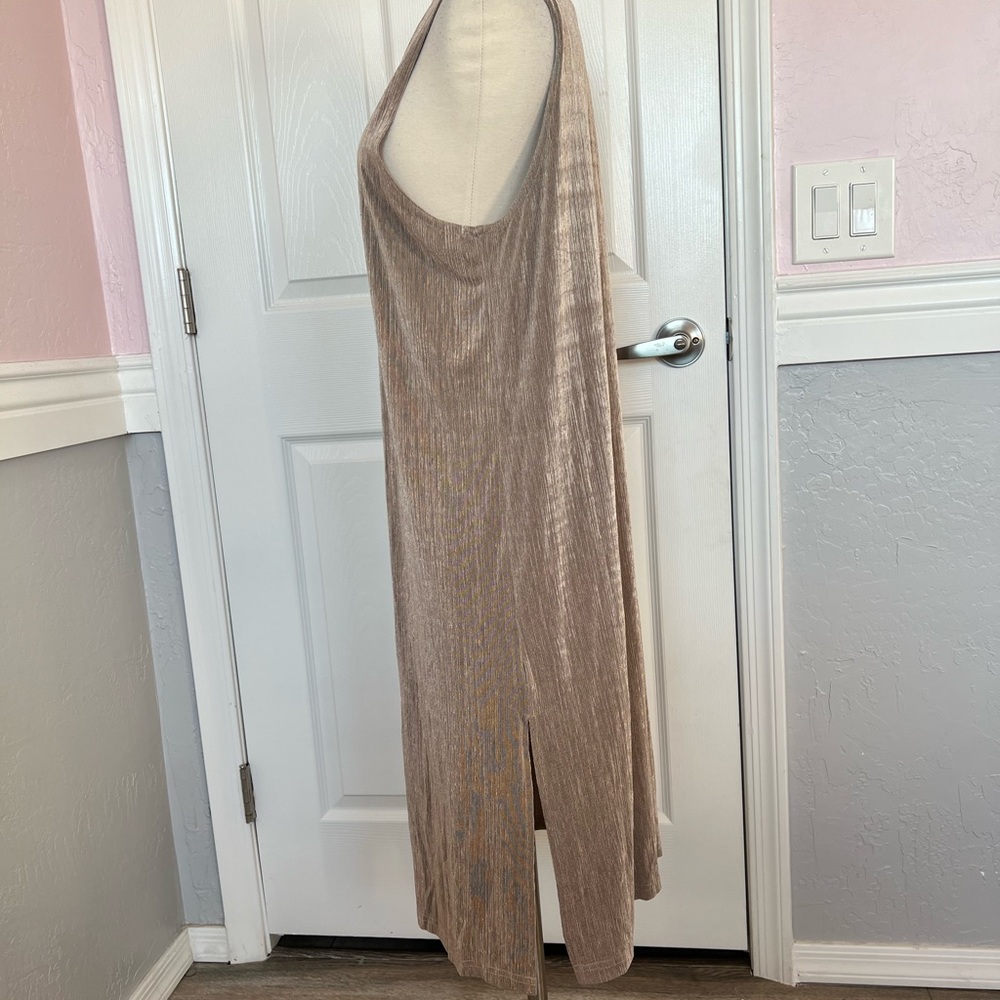 C.O.C Lightweight Nylon Midi Vest beige Size medium - Picture 4 of 11